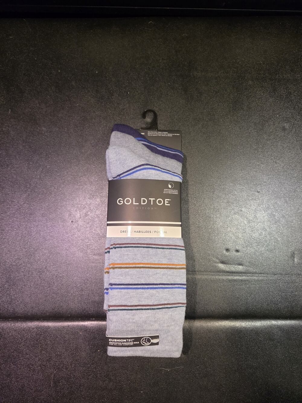 Gold Toe Dress Socks Men's 3-Pairs Soft/Classic/Comfort Casual 6 - 12.5 New